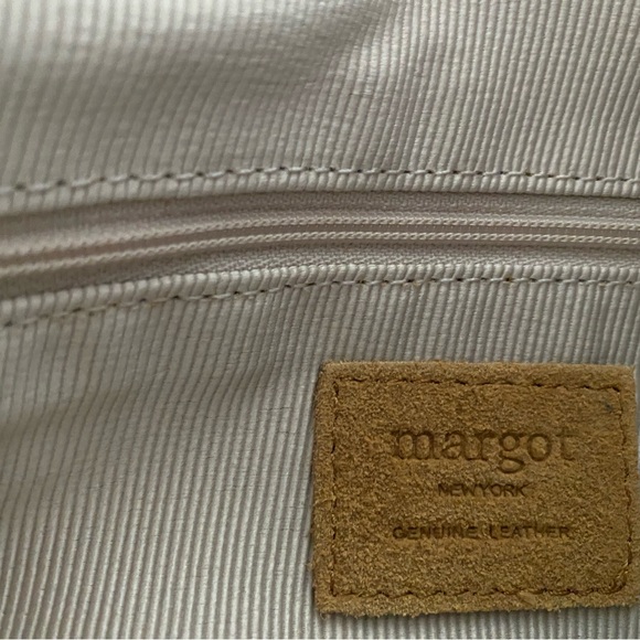 Margot New York Brown Suede Hobo Bag - Picture 4 of 4